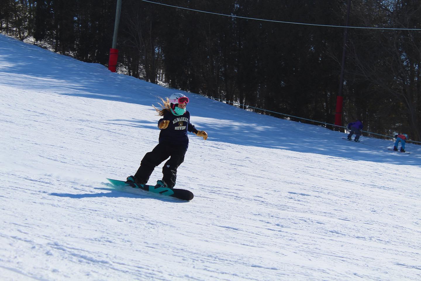 first tracks Friday little switzerland
