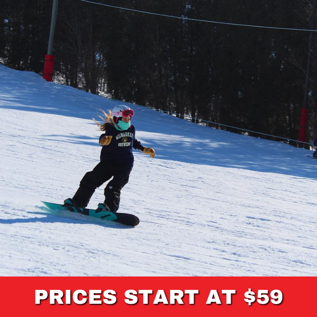 girl snowboarding