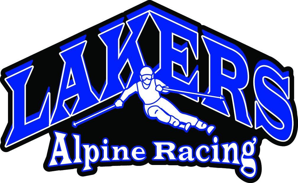 Lakers Alpine Racing logo with a skier in action.
